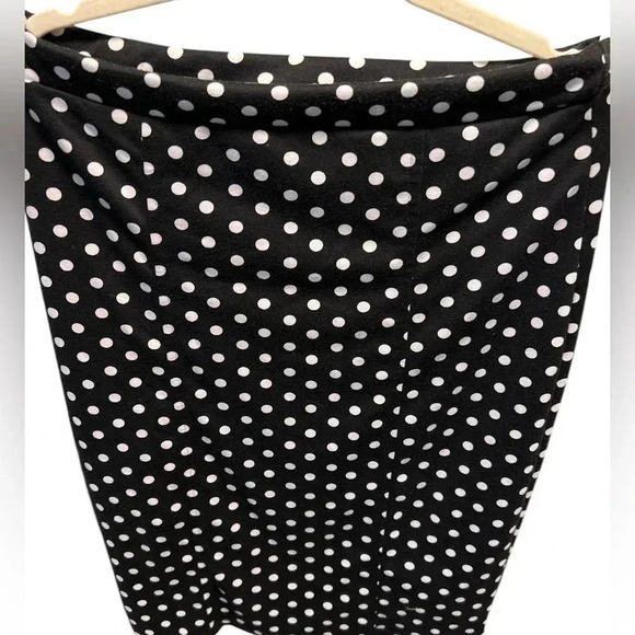 Polka Dot Printed Pencil Skirt, great condition Sz XL - Picture 3 of 4